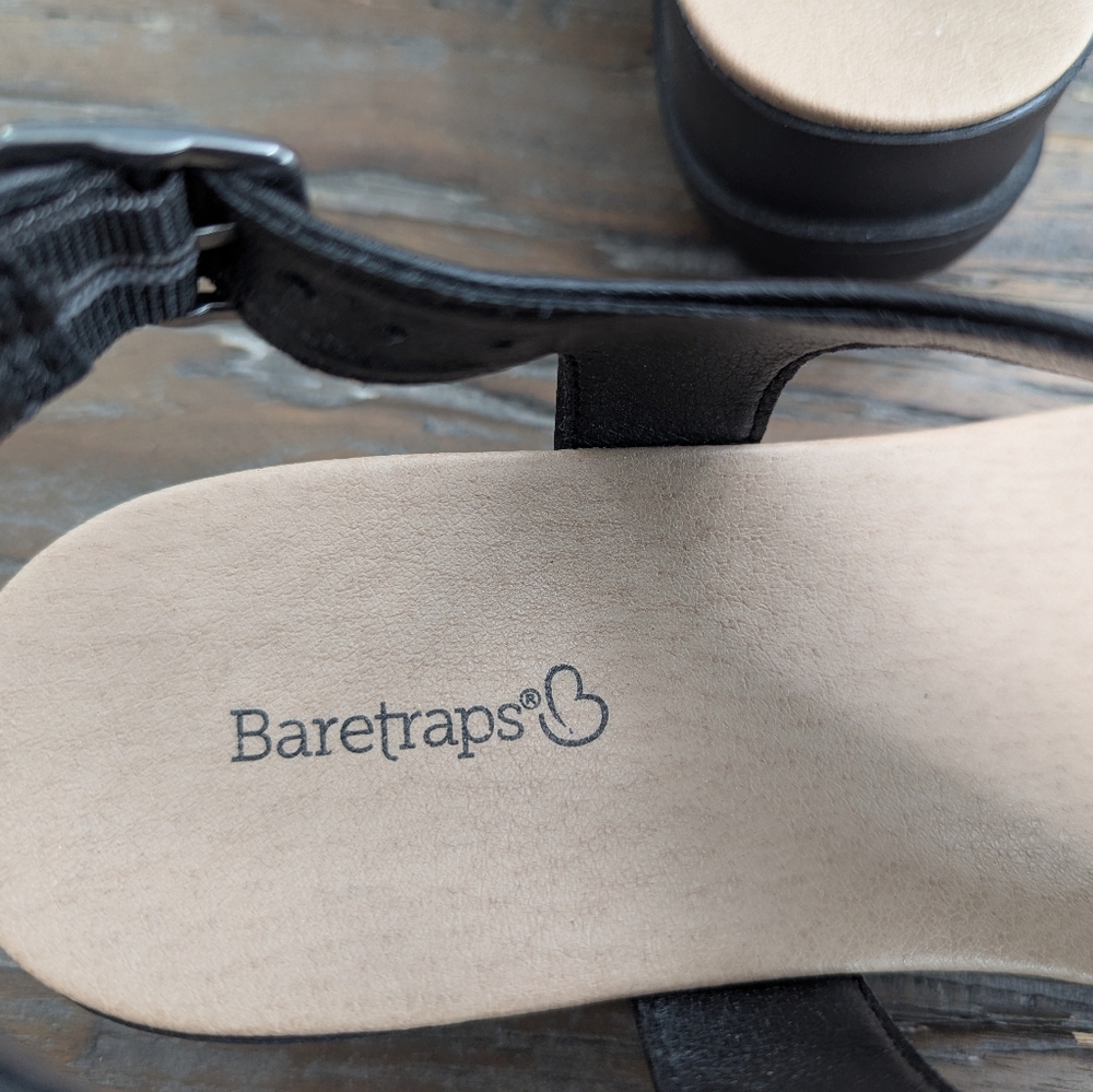 NWT Baretraps Women's Black Sandals, Size 7-1/2 - Picture 4 of 8
